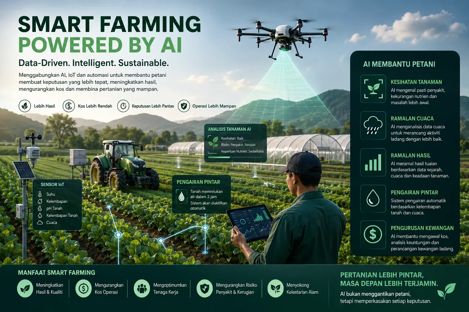 智慧农业不是关于更大的 AI，而是更智能的 AI。