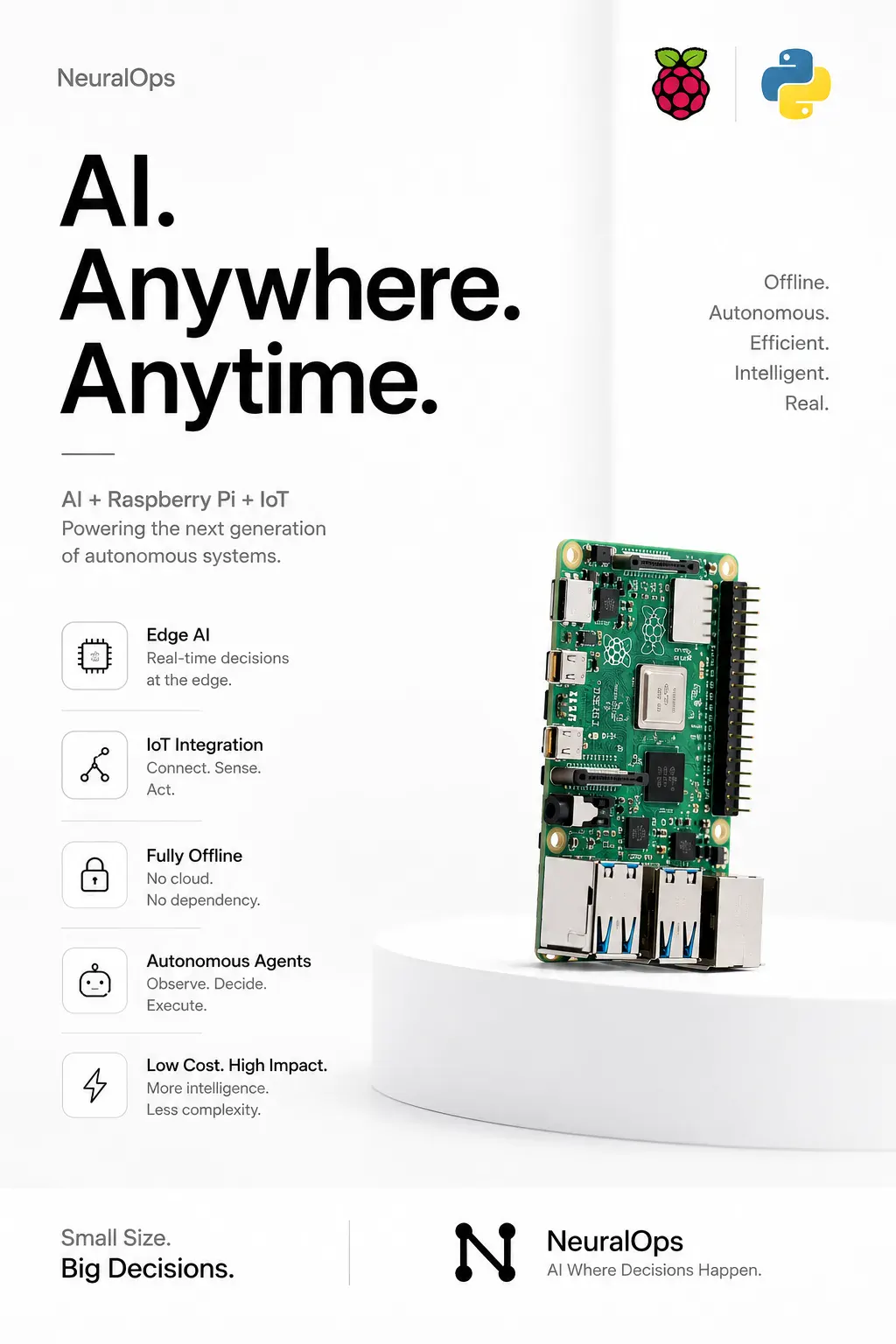 Edge AI for Autonomous Systems.