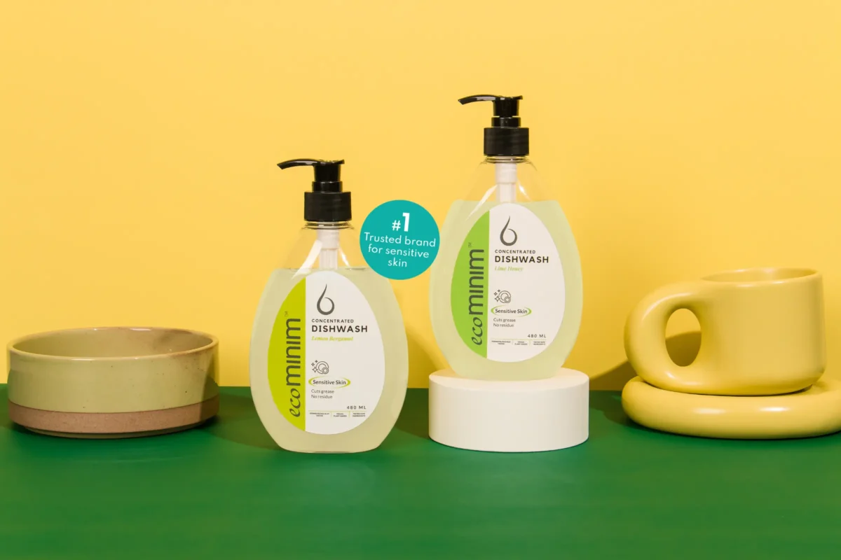 ecoMINIM plant-based cleaning visual