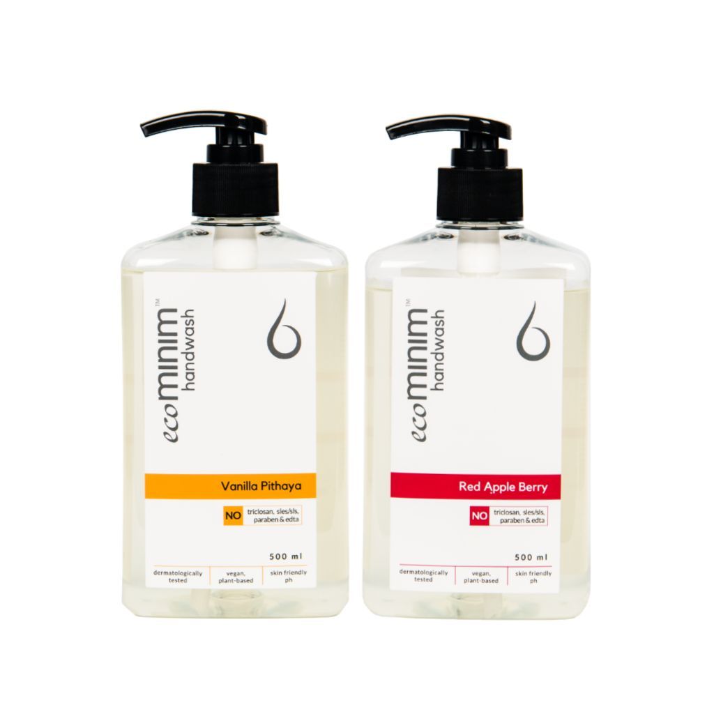 [Bundle Pack] Hand Wash Red Apple Berry (500ml) + Hand Wash Vanilla Pithaya (500ml)