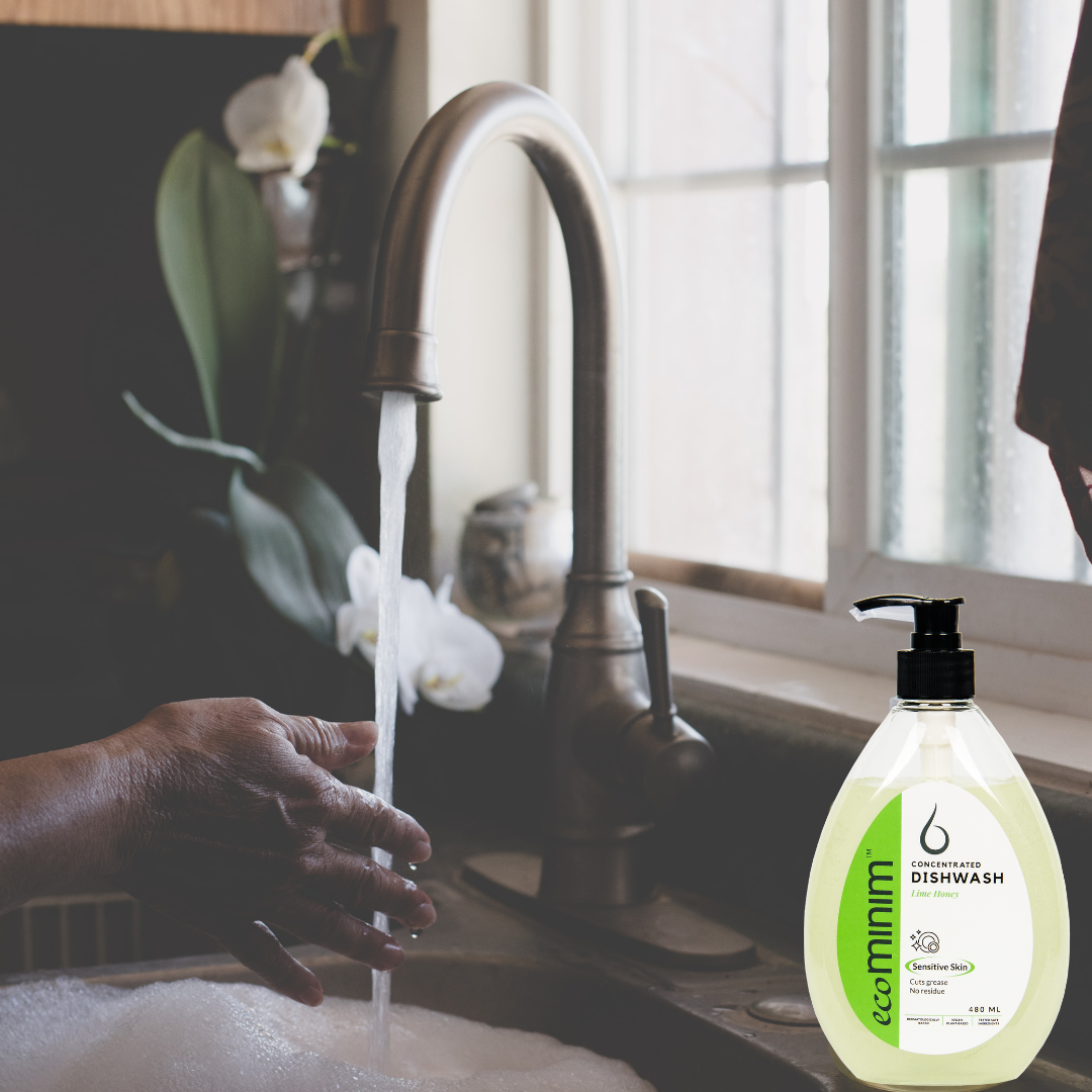protect your sensitive skin from washing dishes | ecominim™