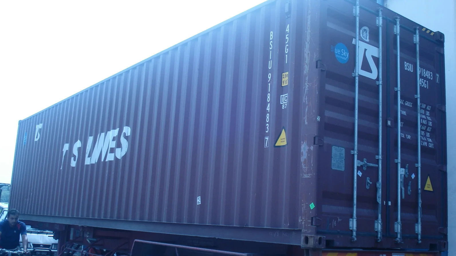 Penghantaran 40` container to China