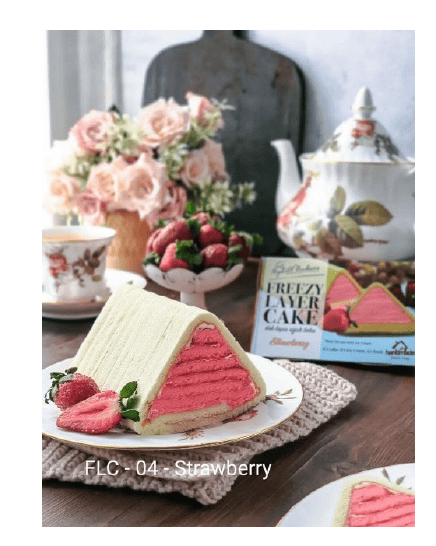 Freezy Layer Cake - Strawberry